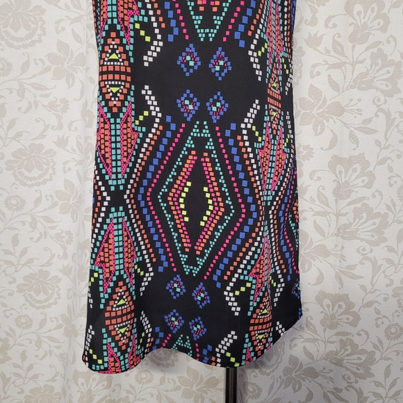 Xhilaration Multicolor Mixed print Dress - Picture 3 of 8